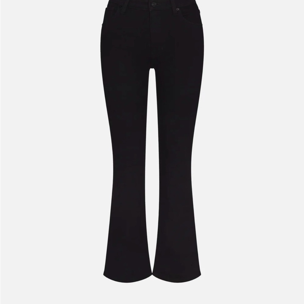 Frame Denim Black Flare Jeans